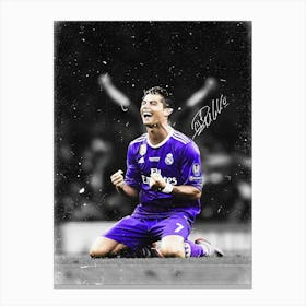 Cristiano Ronaldo Real Madrid 10 Canvas Print