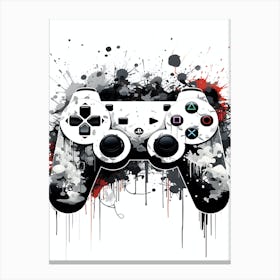 Graffiti Gaming Colorful Canvas Print