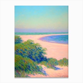 Crescent Beach Florida Monet Style Canvas Print