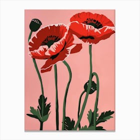 Poppies 50 Canvas Print