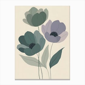 Three Flowers 9 Canvas Print