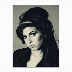 Amy Winehouse Music Canvas Print