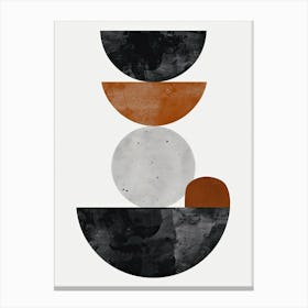 Navotas Stone Park Bauhaus Minimalist Canvas Print