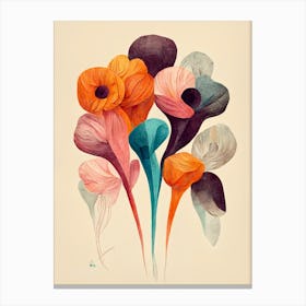 Pressed Flowers Canvas Print