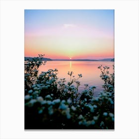 Sunset Over Water 3 Canvas Print