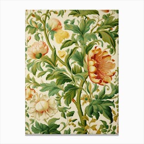 Floral Wallpaper 349 Canvas Print