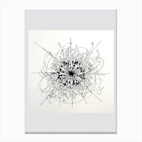 Abstract Flower 5 Canvas Print