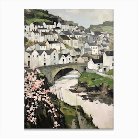Tintagel (Cornwall) Painting 4 Canvas Print