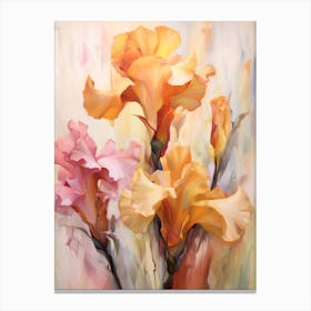 Fall Flower Painting Gladiolus 3 Canvas Print