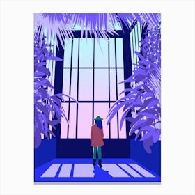 In The Glass House Canvas Print