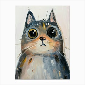 Munchkin Cat Painting 4 Canvas Print