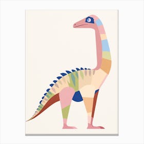 Nursery Dinosaur Art Oviraptor 4 Canvas Print