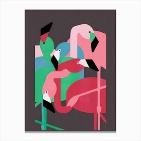 Flamingos 5 Canvas Print