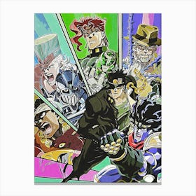 Jojo Bizarre Adventure Funny Canvas Print