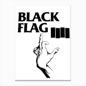 Black Flag Canvas Print