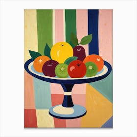 Fruit On A Plate Canvas Print