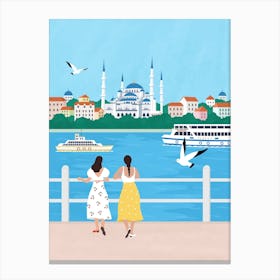 Istanbul Turkey Travel Canvas Print