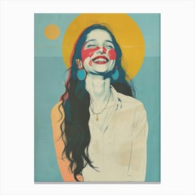 Happy Girl Canvas Print