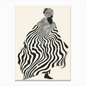 Zebra 34 Canvas Print