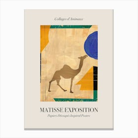 Camel 1 Matisse Inspired Exposition Animals Poster Canvas Print