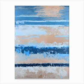 'Seascape' Impressionist Abstract Canvas Print