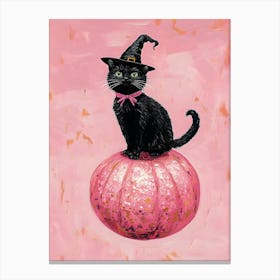 Witch Pumpkin Canvas Print Canvas Print