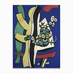 Fernand Léger Nature Morte Aux Fruits Sur Fond Bleu (1939) Canvas Print