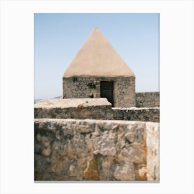 Watchtower in Eivissa // Ibiza Travel Photography Canvas Print