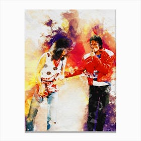 Smudge Of Van Halen (Guitarist) & Michael Jackson Beat It Canvas Print