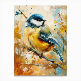 Bird On A Branch 26 Canvas Print