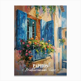 Mediterranean Views Paphos 4 Canvas Print