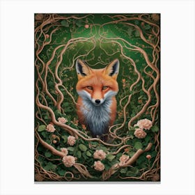 william morris Fox 3 Canvas Print