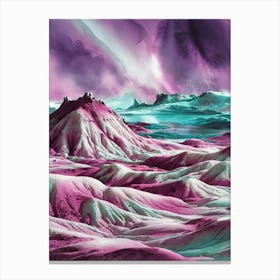 Purple Landscape Canvas Print