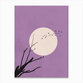 Moon in the Sky 1 Canvas Print