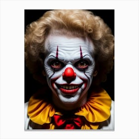 Clown Nightmare Canvas Print