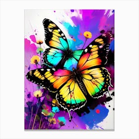 Colorful Butterflies 122 Canvas Print