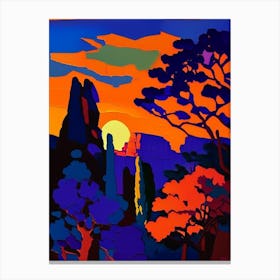 Rocky Sunset Canvas Print