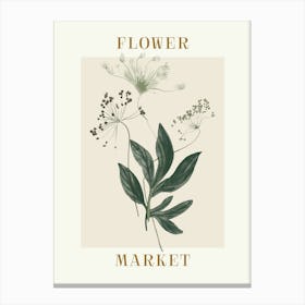 Flower Market 39 Canvas Print