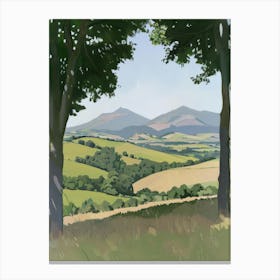 View From The Valley Canvas Print