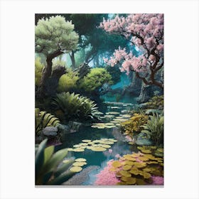 Asian Landscape Canvas Print