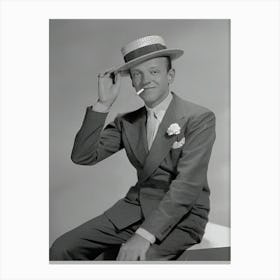 Actor And Dancer Fred Astaire Canvas Print