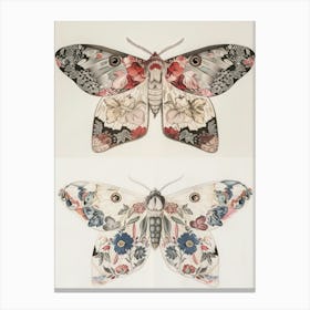 Radiant Butterflies William Morris Style 10 Canvas Print