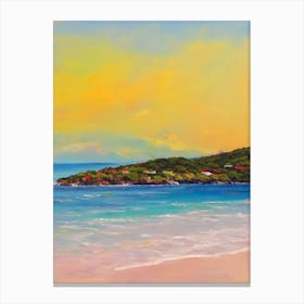 Magens Bay Beach, Us Virgin Islands Bright Abstract Canvas Print
