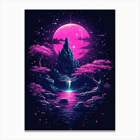 Psychedelic Landscape Canvas Print