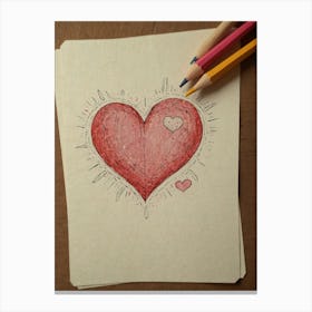 Valentine'S Day Heart 2 Canvas Print