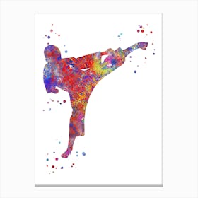 Karate Boy 1 Canvas Print