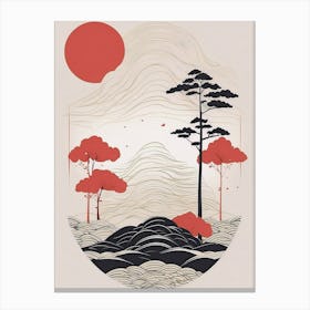 Asian Landscape Canvas Print