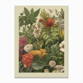 Garden Of Flowers Canvas Print