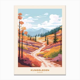 Kungsleden Sweden 2 Hike Poster Canvas Print