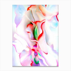 Georgia O'Keeffe - pink sweet peas Canvas Print